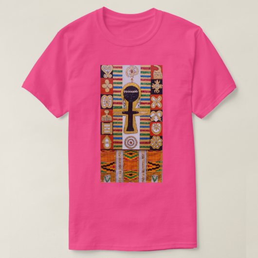 Krachtige Asante Blessings T-shirt (Design voorkant)
