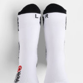 Krachtige Atletische Crew Sock met Logo Sokken (Top)