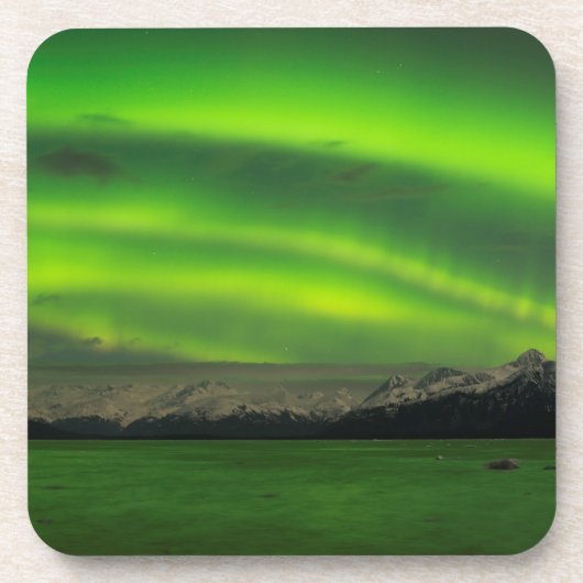 Krachtige Aurora Bier Onderzetter (Voorkant)