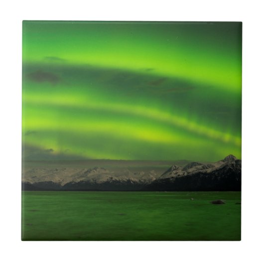 Krachtige Aurora Tegeltje (Voorkant)