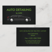 Krachtige Auto Detailing Visitekaartje (Voorkant / Achterkant)