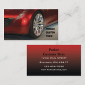 Krachtige automatische verkoop en service visitekaartje (Voorkant / Achterkant)