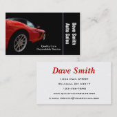 Krachtige automatische verkoop en service visitekaartje (Voorkant / Achterkant)