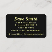 Krachtige autoverkoop en -service visitekaartje (Achterkant)