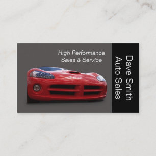 Krachtige autowrak visitekaartje