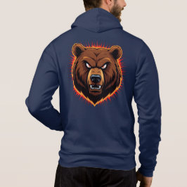 Krachtige Beer – Ruwe Kracht van de Natuur Hoodie