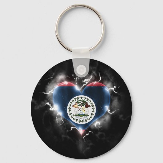 Krachtige Belize Sleutelhanger (Voorkant)