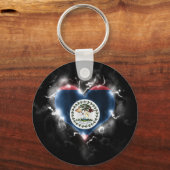 Krachtige Belize Sleutelhanger (Voorkant)