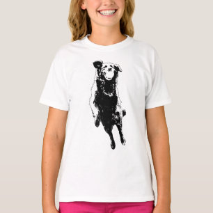 Krachtige bewegingslijn t-shirt