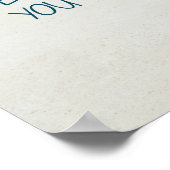 Krachtige Beyond Belief: Beach Fitness Motivation Poster (Hoek)