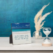 Krachtige Beyond Belief Beach Fitness Quote Fotoplaat (Insitu)