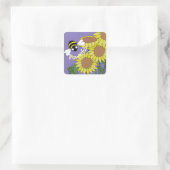 Krachtige Bij Sticker (Tas)