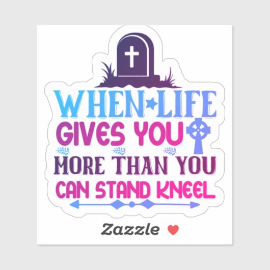 Krachtige Bijbeltekst Sticker (Vel)