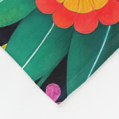 Krachtige Bizon Dier Fleece Deken (Hoek)
