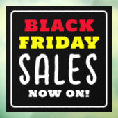 Krachtige Black Friday-uitverkoop Raamsticker (Vel 3)
