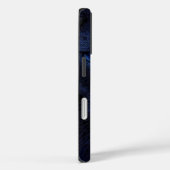 Krachtige Blauwe Leeuw Motiverende iPhone Bureaubl Case-Mate iPhone Case (Achterkant / Rechts)