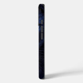 Krachtige Blauwe Leeuw Motiverende iPhone Bureaubl Case-Mate iPhone Case (Achterkant / Links)