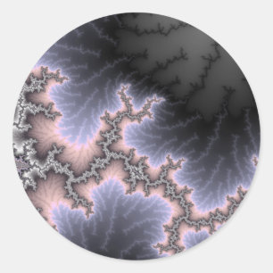 Krachtige bliksem ronde sticker