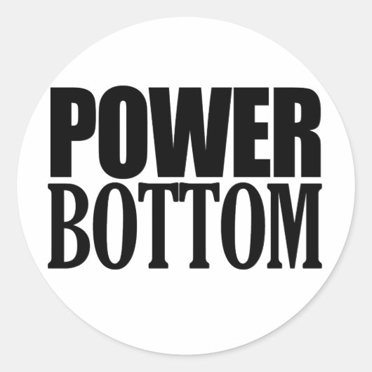 KRACHTIGE BODEM RONDE STICKER (Voorkant)