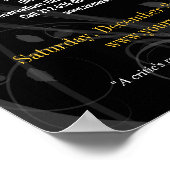 Krachtige cabaretten afdrukken poster (Hoek)