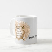 Krachtige Christelijke opa-mok Koffiemok (Voorkant links)