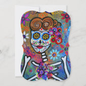KRACHTIGE DAG VAN DE DOOD VAN DE QUINCEAÑERA-INVIT KAART (Achterkant)
