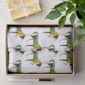 Krachtige Eenhoorn Modern Abstract Paardendier Tissuepapier (Geschenk)