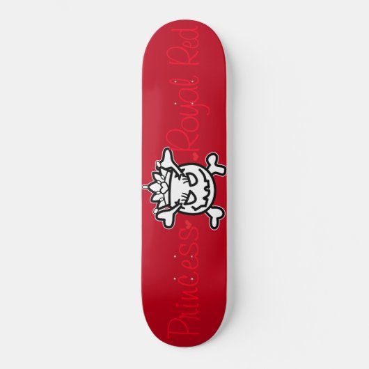 Krachtige eieren op Royal Red Persoonlijk Skateboard (Voorkant)