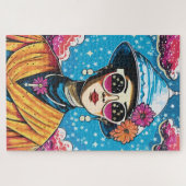 Krachtige elegante vrouw legpuzzel (Horizontaal)