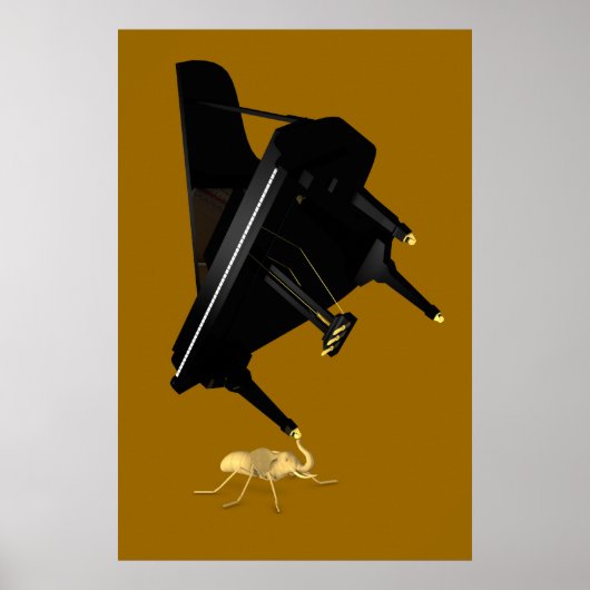 Krachtige elph-Ant Poster (Voorkant)