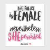 Krachtige Empowered Vrouwen Vinyl Stickers (Vel)