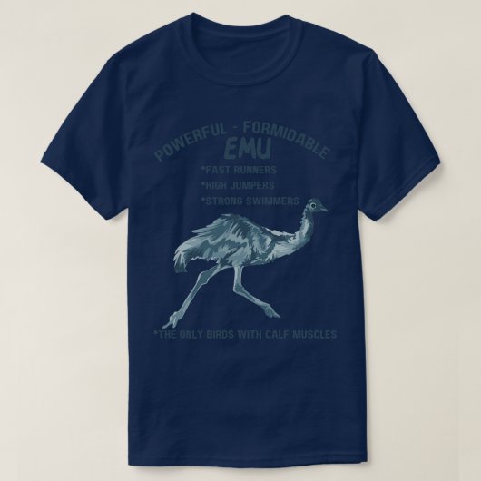 Krachtige en formidabele EMU T-shirt (Design voorkant)