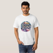 Krachtige en positieve Motivatie graphics T-shirt (Voorkant volledig)