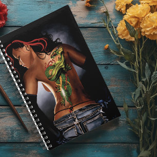 Krachtige Fantasie Draak Tatoeage Vrouw Planner