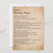 Krachtige gebeden door Padre Pio Flat Kaart (Voorkant)