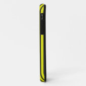 💛 Krachtige Gele Streep Ritme ⚡ Modern Verticaal Case-Mate iPhone Case (Achterkant/links)