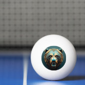 Krachtige gestileerde berenkunst  pingpongbal (Net)