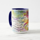 Krachtige God/Wind Mok (Voorkant links)