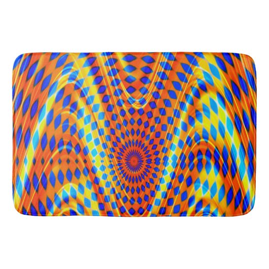 Krachtige golven...... badmat (Voorkant)