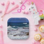 Krachtige golven op Bord van rotskaarten (Feest)