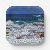 Krachtige golven op Bord van rotskaarten (Voorkant)