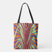 Krachtige golven..... tote bag (Achterkant)