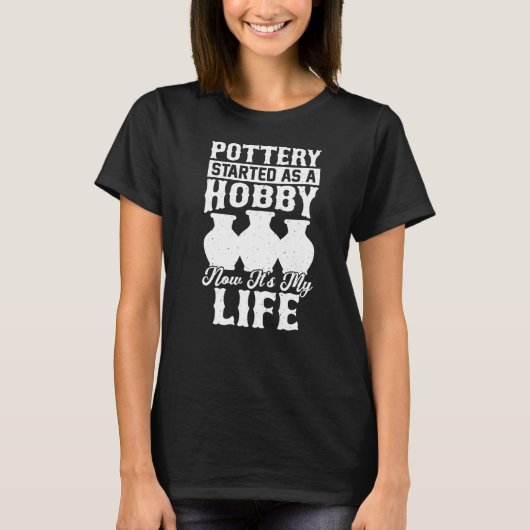 Krachtige, grappige keramische speelgoedmaker Pott T-shirt (Voorkant)