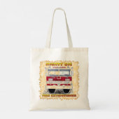 Krachtige grote brandweerwagen brandweermannen boo tote bag (Achterkant)