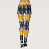 Krachtige gymnast leggings (Achterkant)