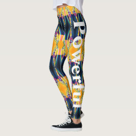 Krachtige gymnast leggings