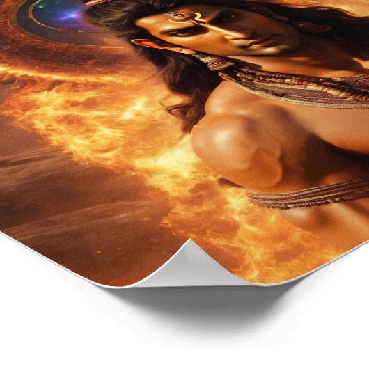 Krachtige heer shiva poster (Hoek)