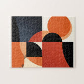 Krachtige Impact: Moderne Abstracte Kunst  Legpuzzel (Horizontaal)
