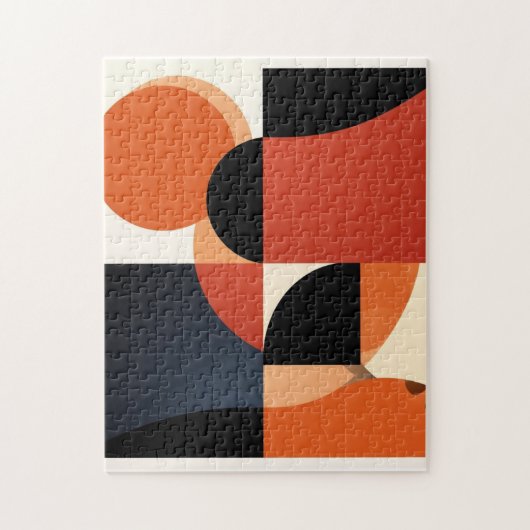 Krachtige Impact: Moderne Abstracte Kunst  Legpuzzel (Verticaal)