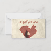 Krachtige Kaart met schenkingsketting